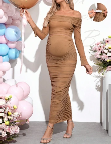 Compleu SHEIN Maternity, maro Maro