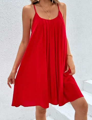 Rochie scurta SHEIN, rosu Rosu