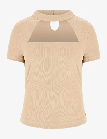 Tricou Guess, crem Crem
