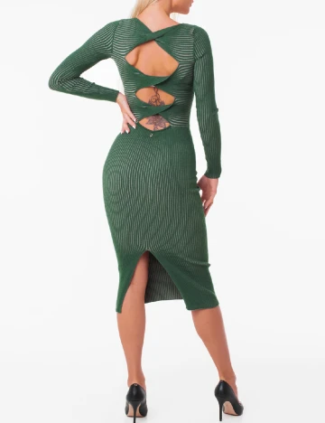 Rochie medie Guess, verde Verde