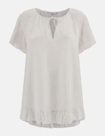 Bluza Guess, alb Alb