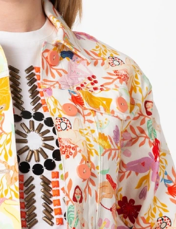 Jacheta Desigual, mix culori Mix culori
