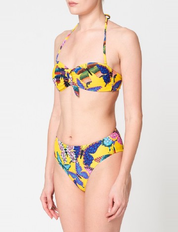 
						Sutien de baie Desigual, galben
