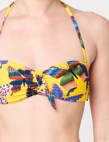 Sutien de baie Desigual, galben Galben