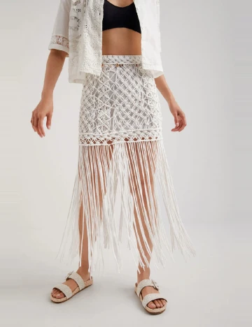 Fusta Desigual, alb