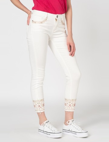 
						Blugi Desigual, alb