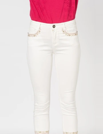Blugi Desigual, alb