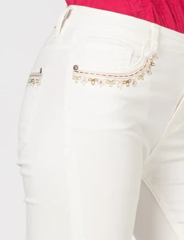 Blugi Desigual, alb