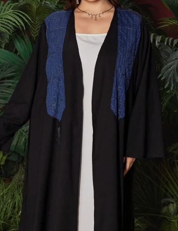 Kimono SHEIN CURVE, negru Negru