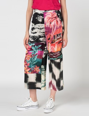Pantaloni Desigual, mix culori
