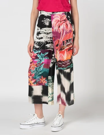 Pantaloni Desigual, mix culori