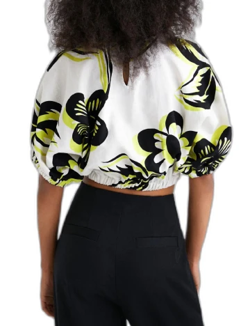Top Desigual, ecru