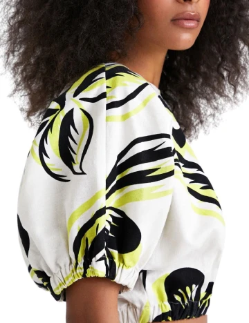 Top Desigual, ecru
