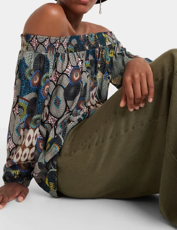 Bluza Desigual, mix culori Mix culori