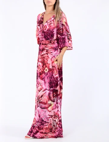 Rochie lunga Guess, mix culori