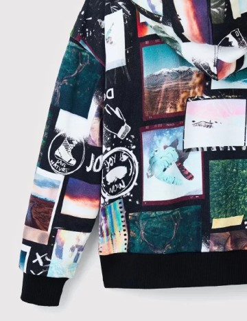 Hanorac Desigual, mix culori