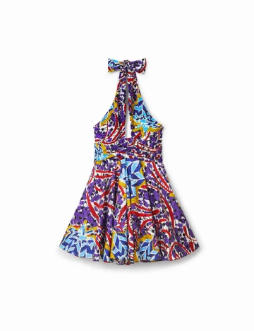 Rochie scurta Desigual, mix culori Mix culori