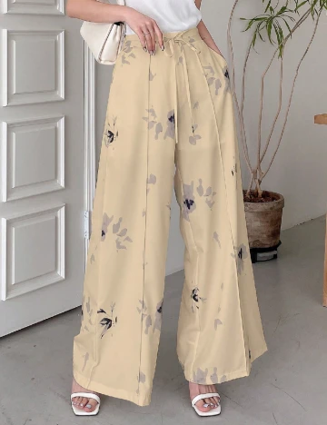 Pantaloni Dazy, crem Crem