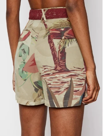 Pantaloni scurti Desigual, maro Maro