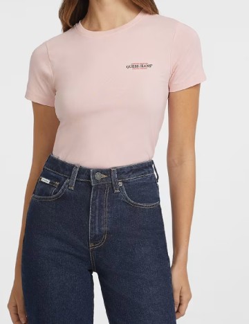 
						Tricou Guess, roz