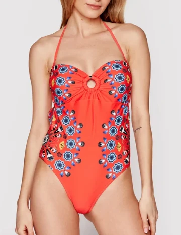 Costum de baie Desigual, rosu Rosu