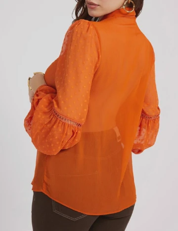 Bluza Guess, portocaliu