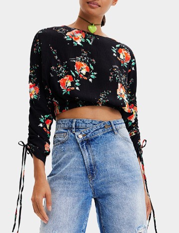 
						Top Desigual, negru