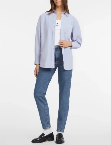 Camasa Guess, albastru Albastru
