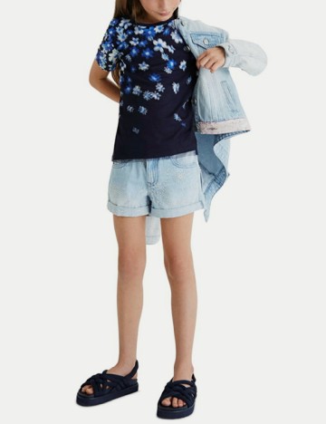 Tricou Desigual, bleumarin