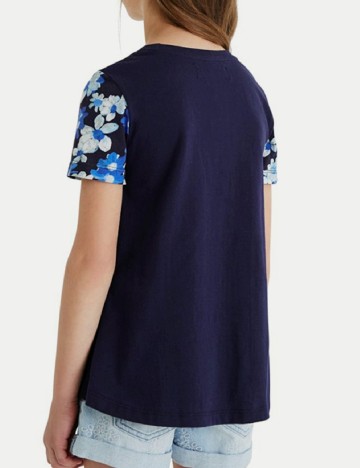 Tricou Desigual, bleumarin
