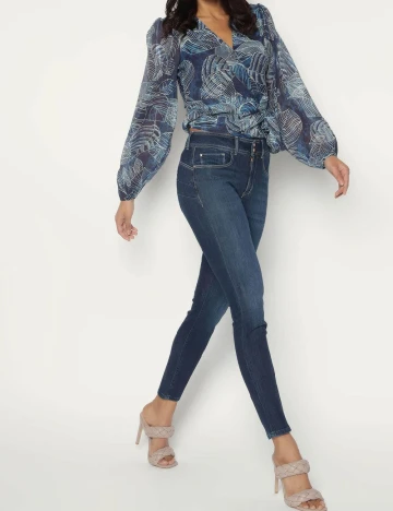 Bluza Guess, albastru Albastru