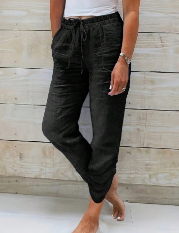 
						Pantaloni SHEIN, negru