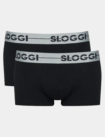 Set Boxeri 2 perechi Sloggi by Triumph, negru Negru