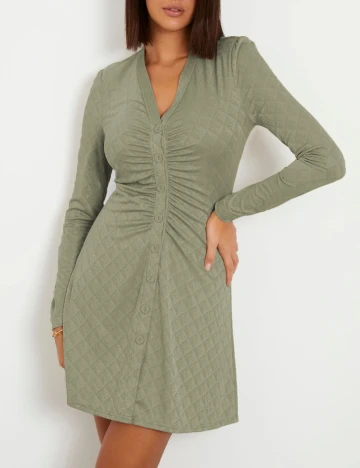 Rochie medie Guess, verde