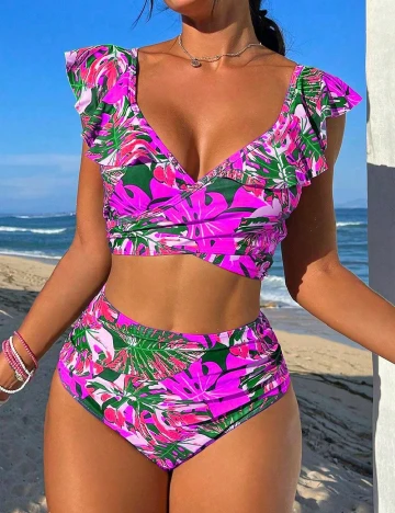 Costum de baie SHEIN, mix culori