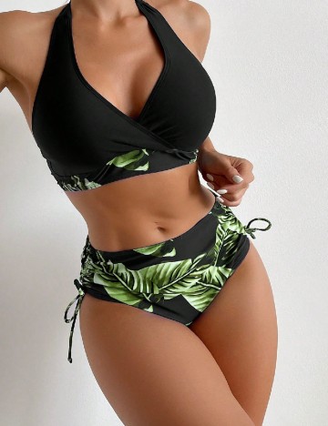 
						Costum de baie SHEIN, negru