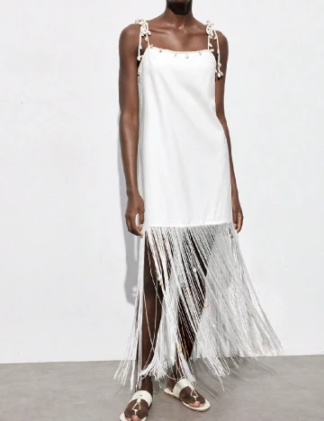 Rochie scurta SHEIN, alb Alb