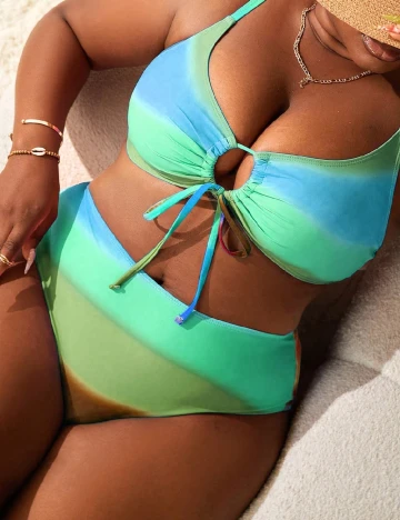 Costum de baie SHEIN CURVE, mix culori