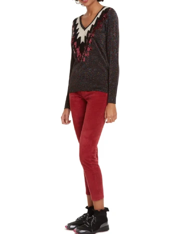 Bluza Desigual, mix culori