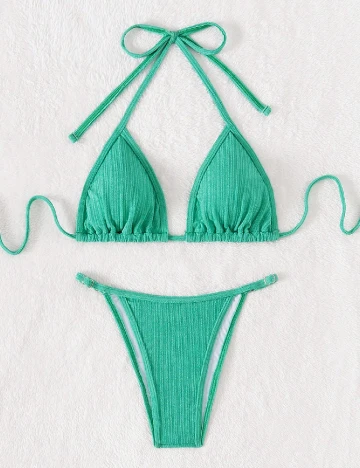 Costum de baie SHEIN, verde Verde