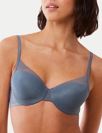
						Sutien Triumph, albastru