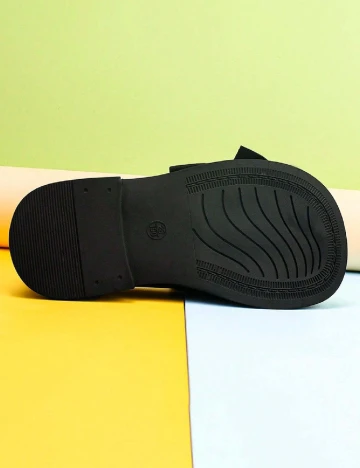 Mocasini Shein Kids, negru Negru