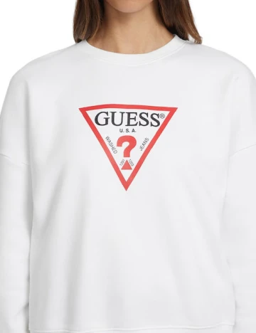 Bluza Oversize Guess, alb
