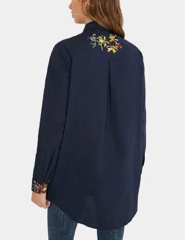 Camasa Desigual, albastru Albastru