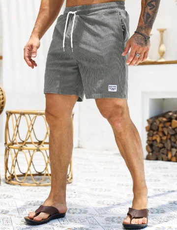Pantaloni scurti SHEIN, gri