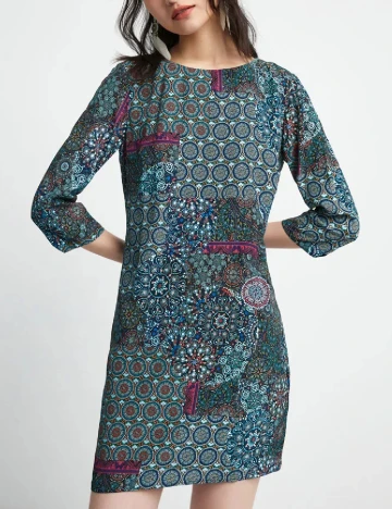 Rochie scurta Desigual, mix culori Mix culori