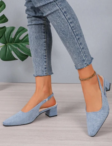 Pantofi SHEIN, albastru Albastru