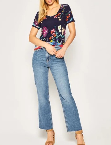 Tricou Desigual, albastru