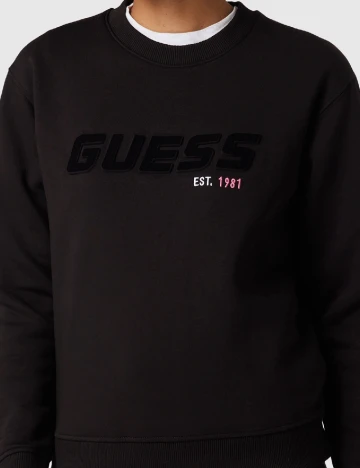 Bluza Oversize Guess, negru
