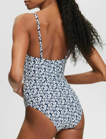Costum de baie Esprit, bleumarin Albastru